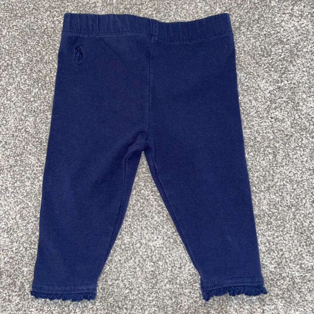 Baby Ralph Lauren Navy Leggings